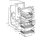 Kenmore 3639537823 fresh food section diagram