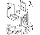 Kenmore 11688570100 cabinet parts diagram