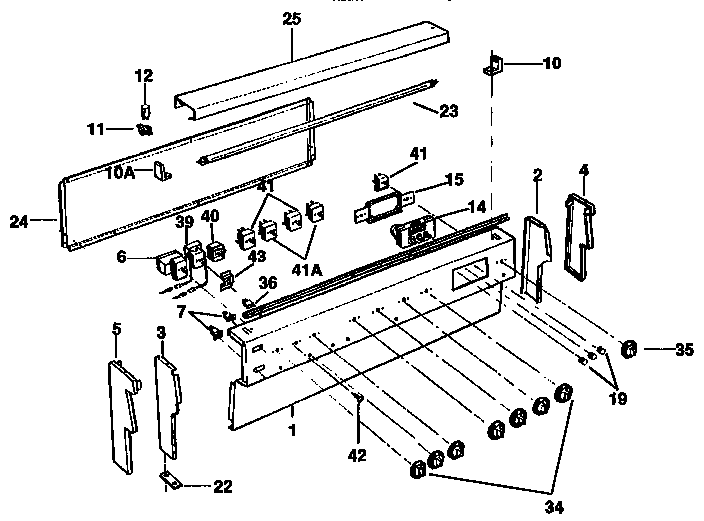 CONTROL PANEL PARTS