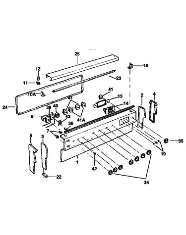 Control panel parts