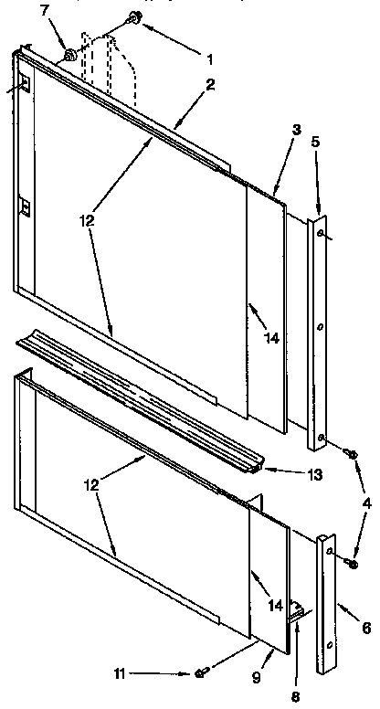 Door and panel parts