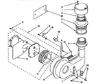 Kenmore 665KUDS23HBWH0 blower parts diagram