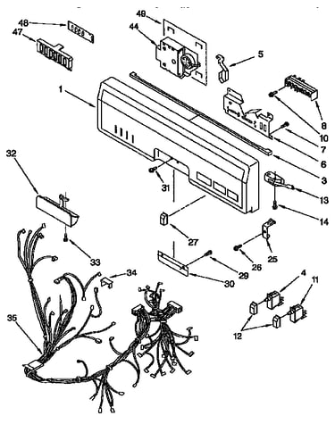 Control panel parts