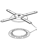 Lower washarm and strainer parts