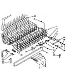 Upper rack and track parts