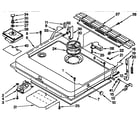 Kenmore 665KUDS23HBWH0 door and latch parts diagram