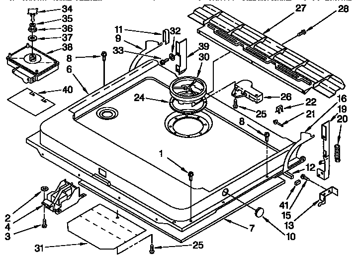 Door and latch parts