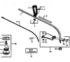 Craftsman 358798151-32CC drive shaft and cutting head diagram