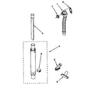 Kenmore 1163381291 hose and attachment parts diagram