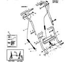 Craftsman 536886540 handle assembly repair parts diagram