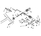 Craftsman 536886540 chute control rod repair parts diagram