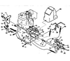 Craftsman 536886540 frame components repair parts diagram