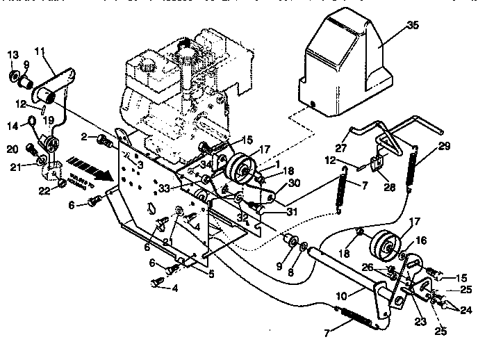 Frame components repair parts