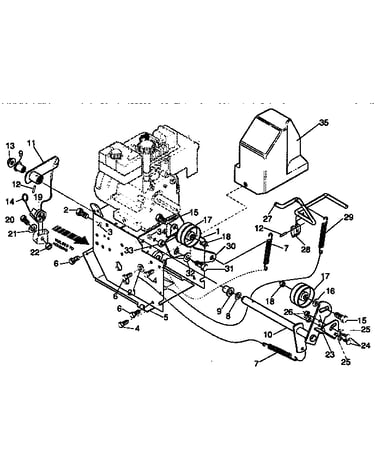 Frame components repair parts