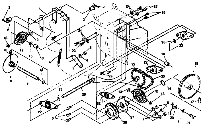 Drive components repair parts