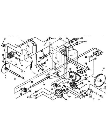 Drive components repair parts