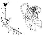 Craftsman 536886540 shift yoke repair parts diagram