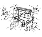 Smith Corona PWP 6000 PLUS carrier support and side frames diagram