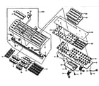 Murata M1700 key top and front cover diagram