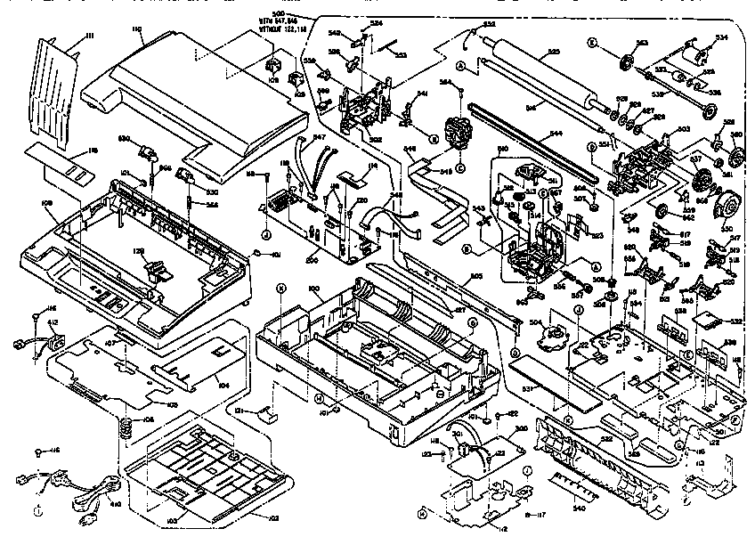 Lower case assembly