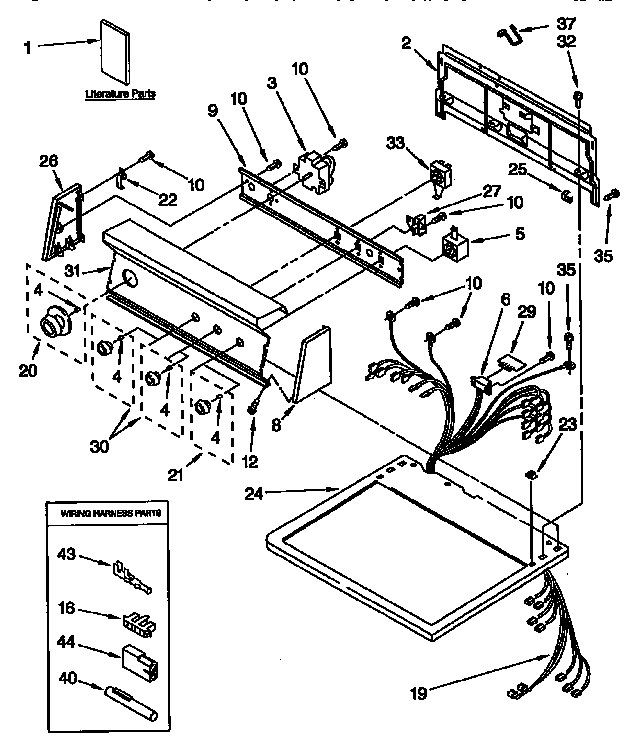 Top and console parts