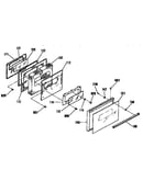 Oven door section