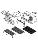 Grill top and cooking grate