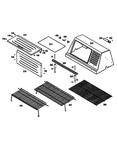 Grill top and cooking grate