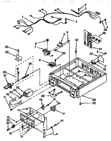 Control panel and separator parts