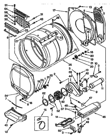 Upper and lower bulkhead parts