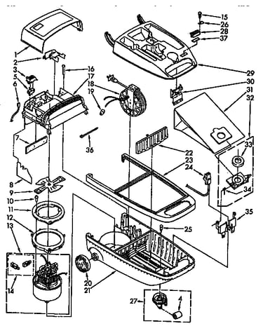 Vacuum cleaner parts
