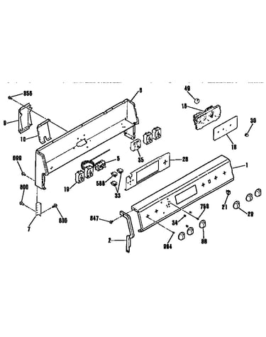 Backguard section