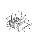 Oven door section