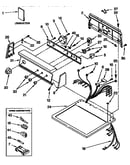 Top and console parts