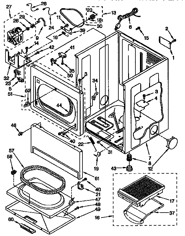 Cabinet parts