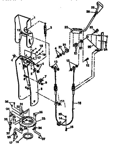 Discharge chute repair parts
