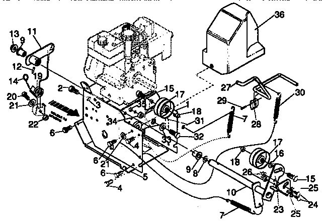 Frame components repair parts