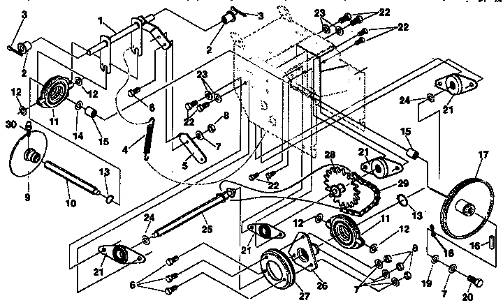 Drive components repair parts