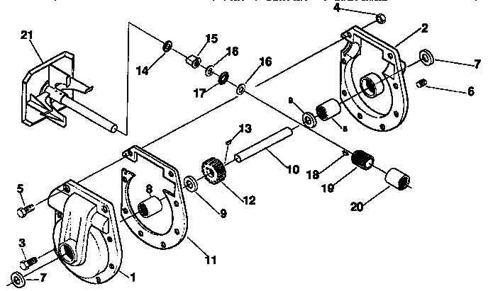 Gear box repair parts