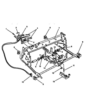 Carrier molding, rails and frame