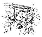 Smith Corona PWP 4200 (5HEE) carrier support and side frames diagram