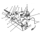Smith Corona PWP 4200 (5HEE) on - off switch and transformer assembly diagram