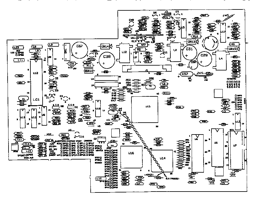Control pc board components