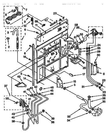 Rear panel parts