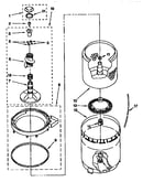 Agitator, basket and tub parts