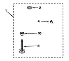 Kenmore 11092593400 miscellaneous parts diagram