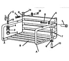 Sears 72080 adult lawn swing assembly diagram
