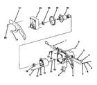 Craftsman 821865 motor and arm assembly diagram
