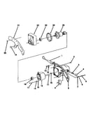 Motor and arm assembly