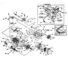 Generac 9585-0 carburetor and flywheel assembly diagram